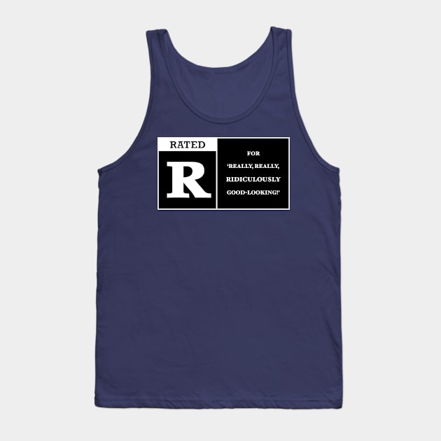 Rated R black Tank Top by rocksandcolors